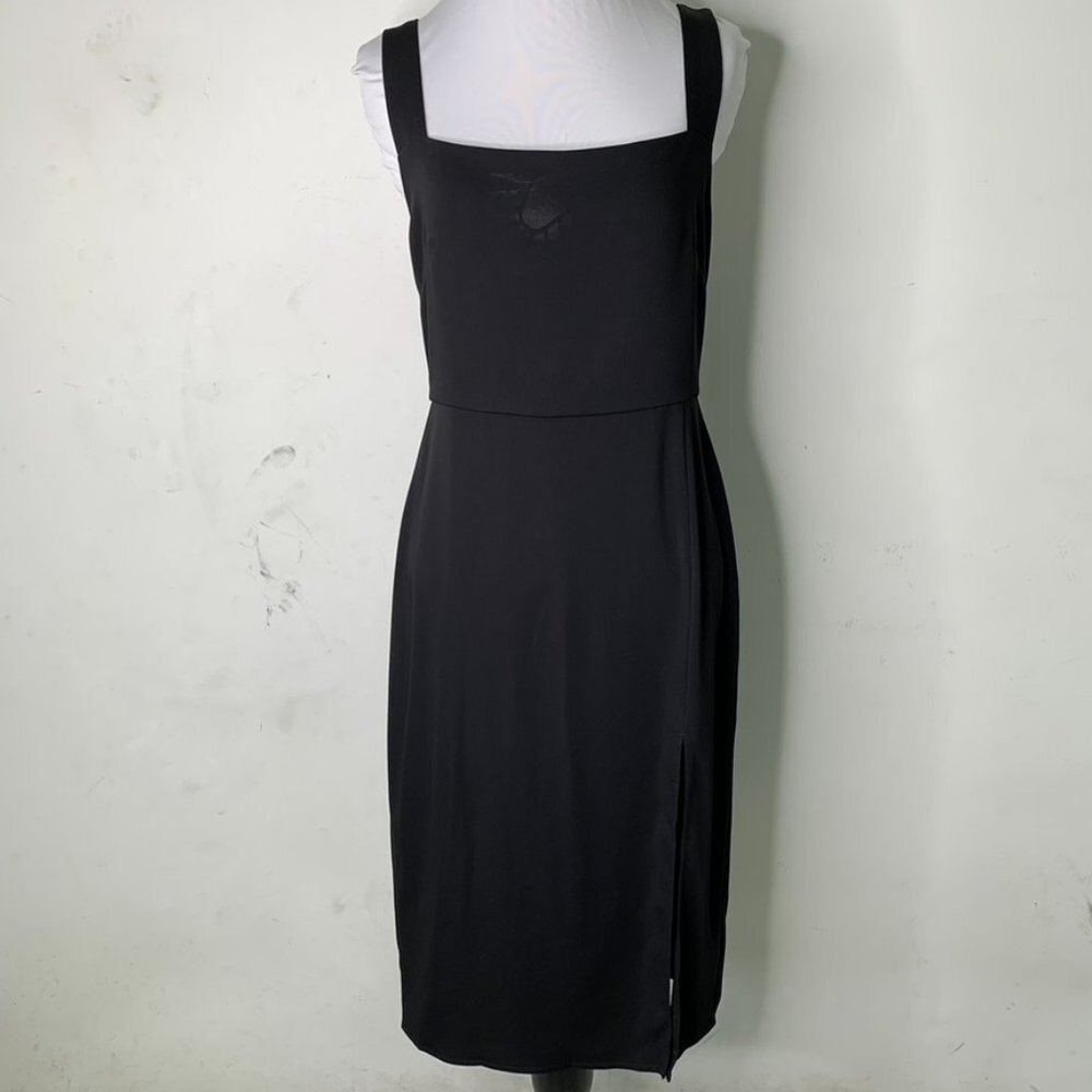 Babaton Women's LBD Black Sleeveless Sheath Slit Dress Size 6